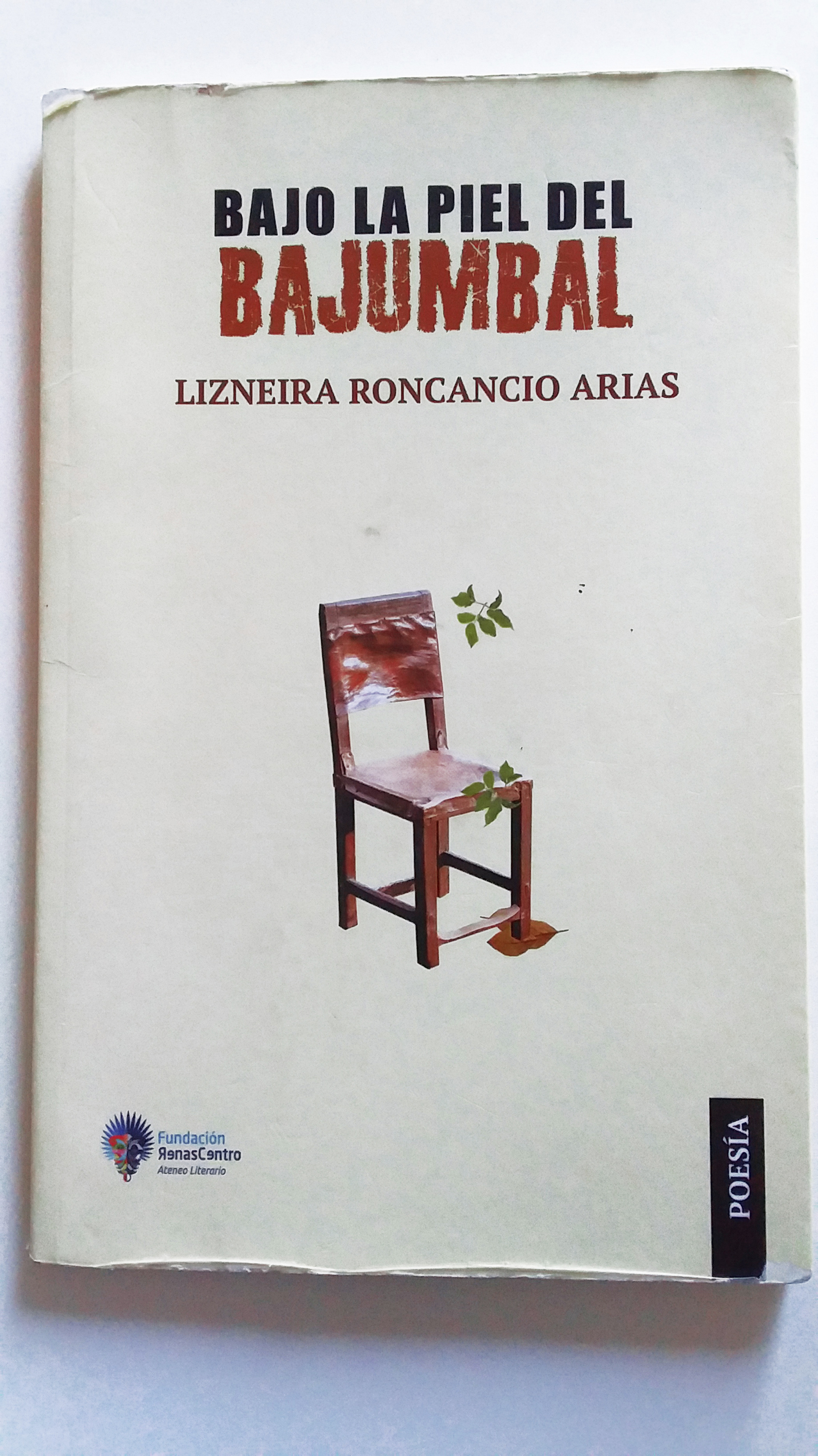 Libro. Portada: “bajo la piel del bajumal” de Lizneira Roncancio Arias