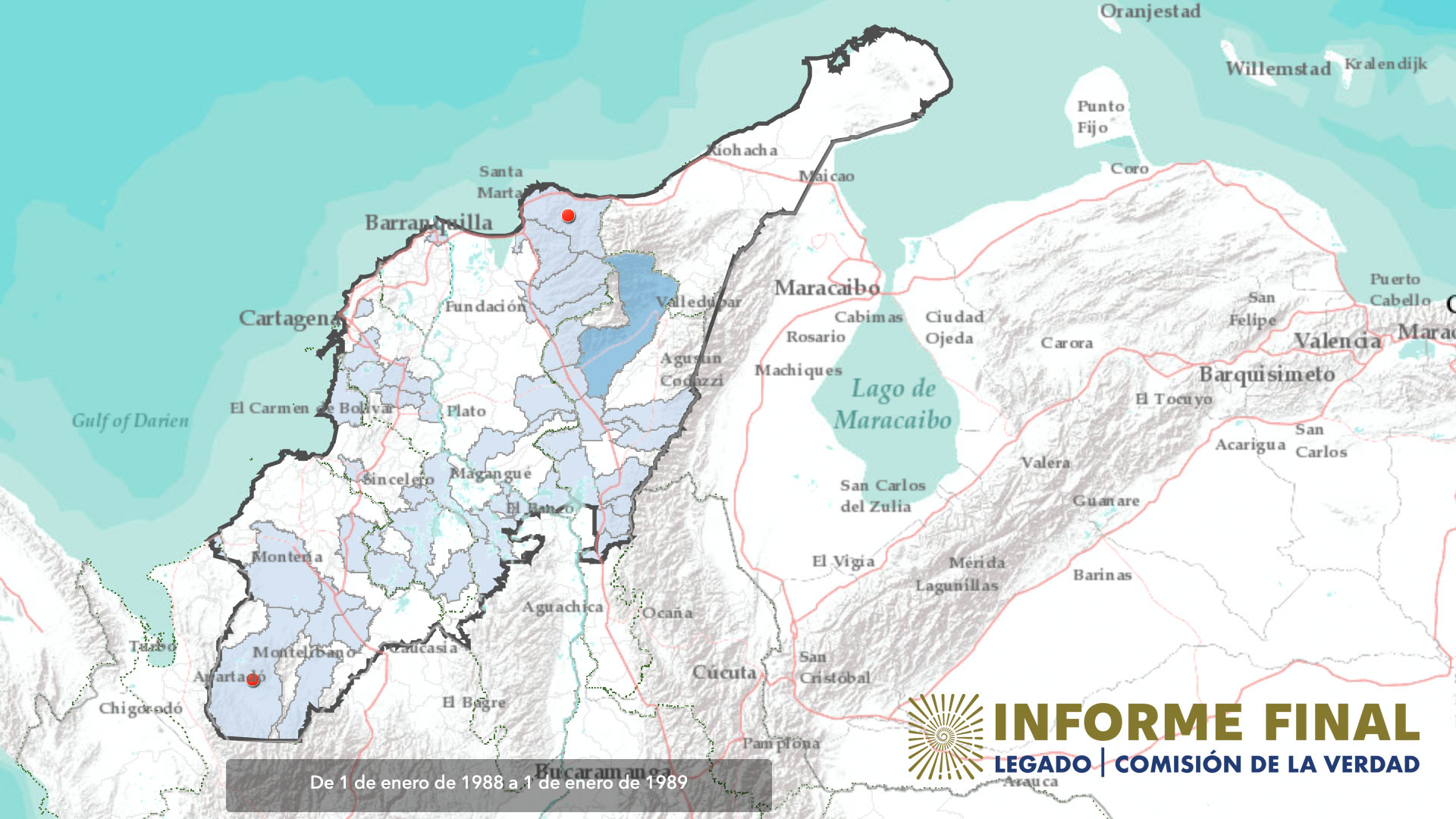 Mapa Caribe