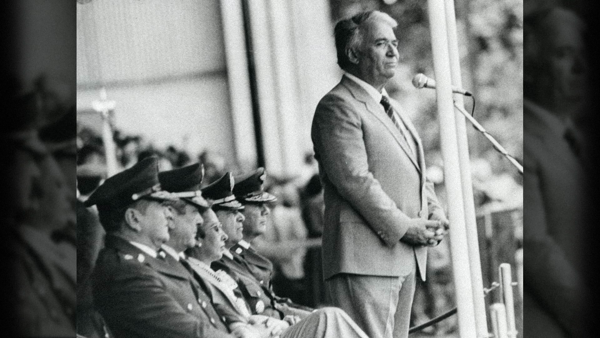 Belisario Betancur en alocución presidencial, Santiago de Cali