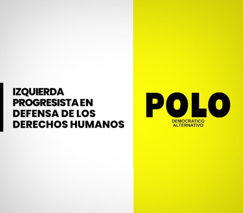 Bandera del Partido Político Polo Democrático