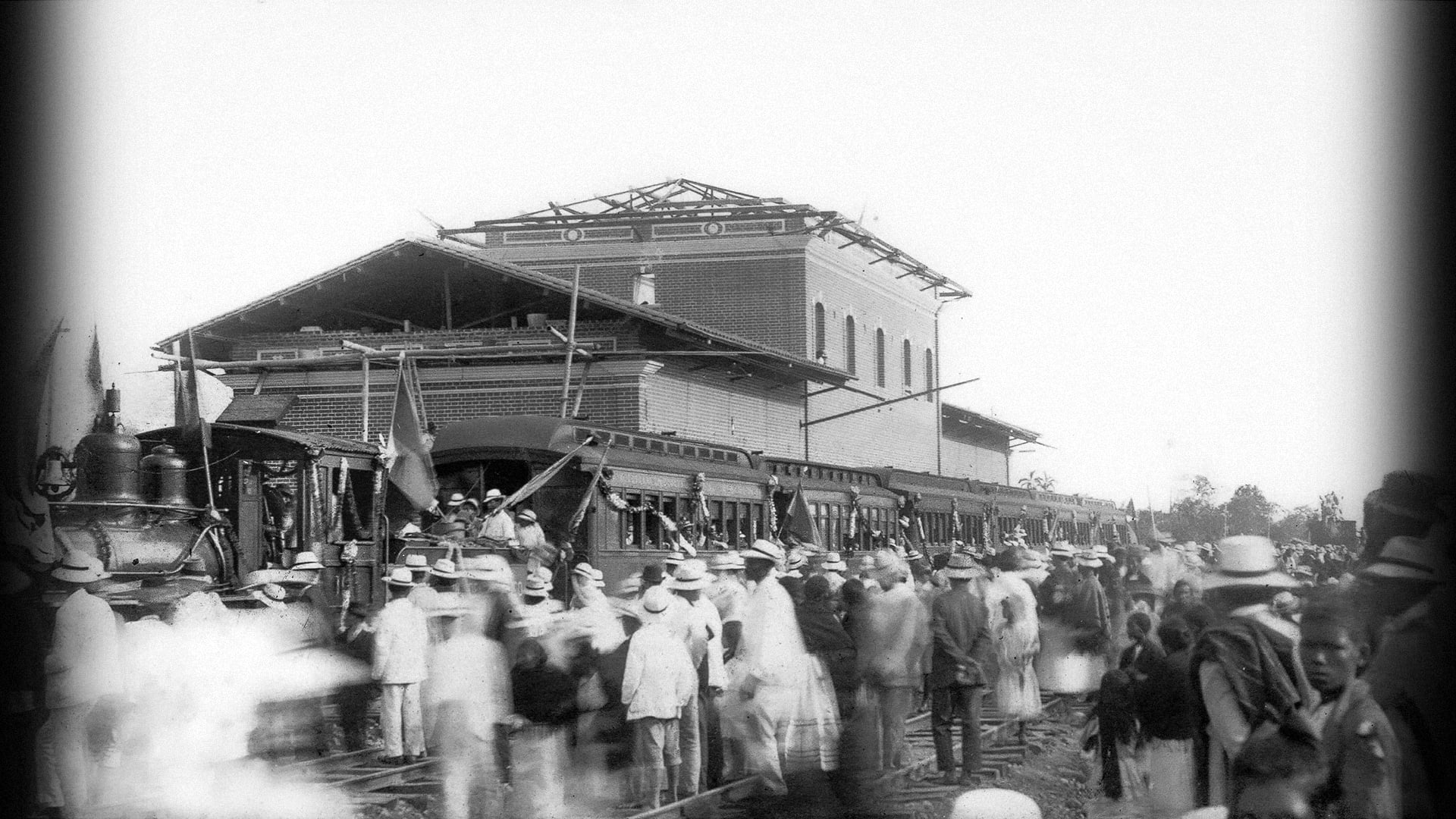 Estación del tren Buga, 1920