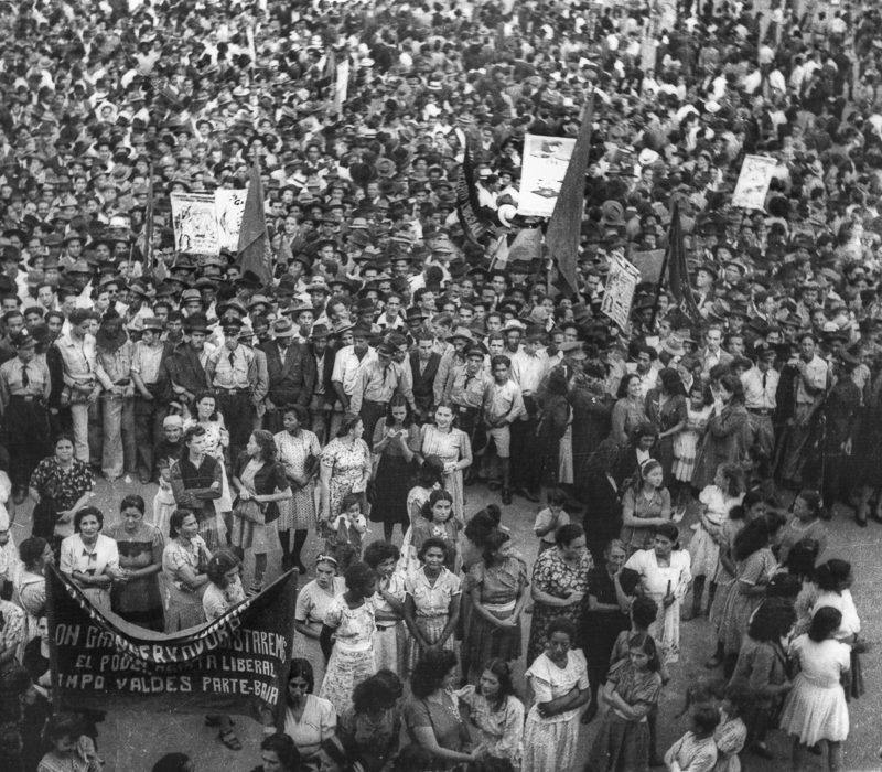 Mujeres en las manifestaciones públicas