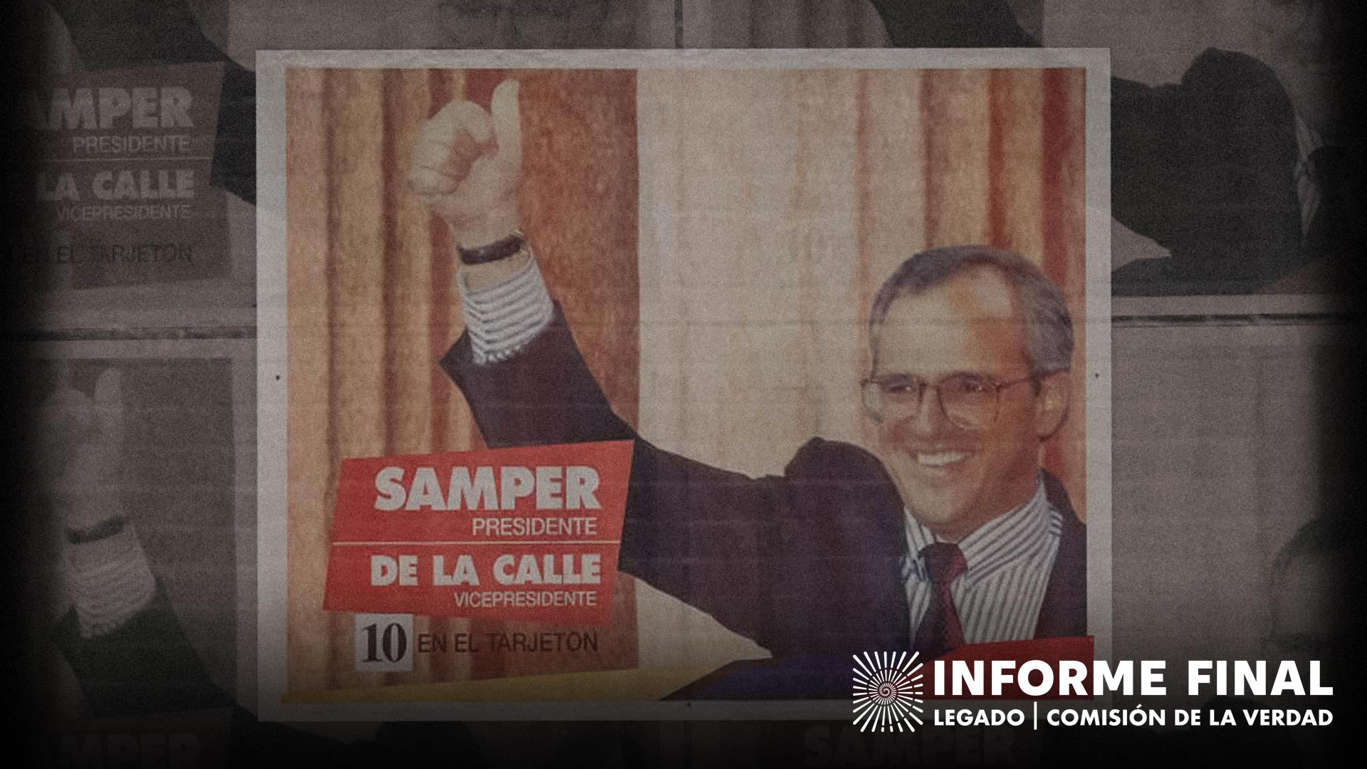 Afiche de Ernesto Samper Pizano para la presidencia, 1993.